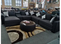 SOFA ROCHER BED LHS L SHAPE POUFF/WHCP070422/15